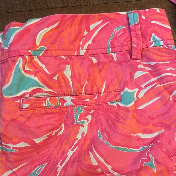 Lilly Pulitzer Pink, Turquoise and Orange Shorts - Picture 8 of 9